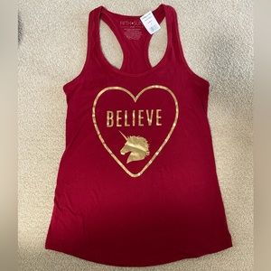 Fifth Sun Athletic Graphic Tank Top; Size: S